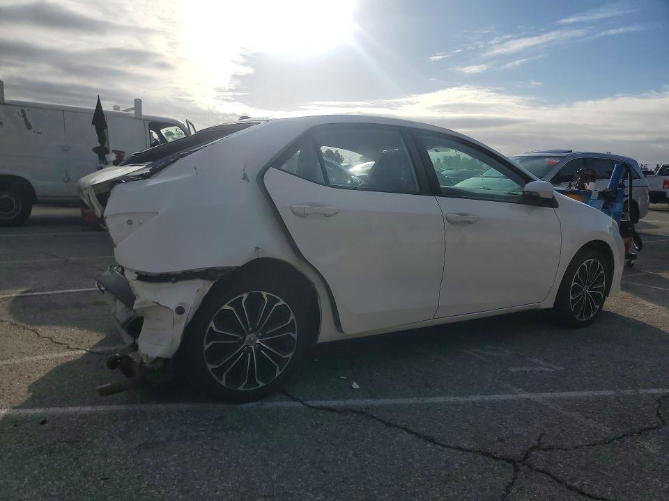 2015 Toyota Corolla VIN 5YFBURHE1FP347031 COPART salvage auction — REAR END, Id - Salvage Certificate Of Title, sold $200 on 2026-07-28 (photo 3)