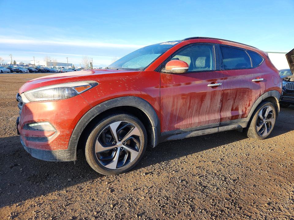 2016 Hyundai Tucson VIN KM8J3CA27GU098021 COPART salvage auction — REAR END, Salvage Title, sold $5,100 on 2026-07-14 (photo 1)