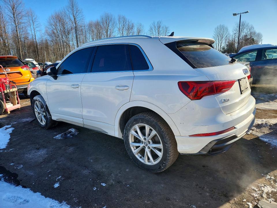 2021 Audi Q3 VIN WA1DECF33M1003930 COPART salvage auction — FRONT END, Ct - Cert Of Title-Salvage, sold $8,500 on 2026-08-13 (photo 2)