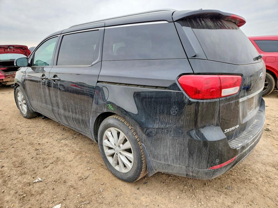 2017 Kia SEDONA VIN KNDMC5C15H6256668 COPART salvage auction — FRONT END, Il - Salvage Certificate, sold $2,050 on 2026-07-16 (photo 2)