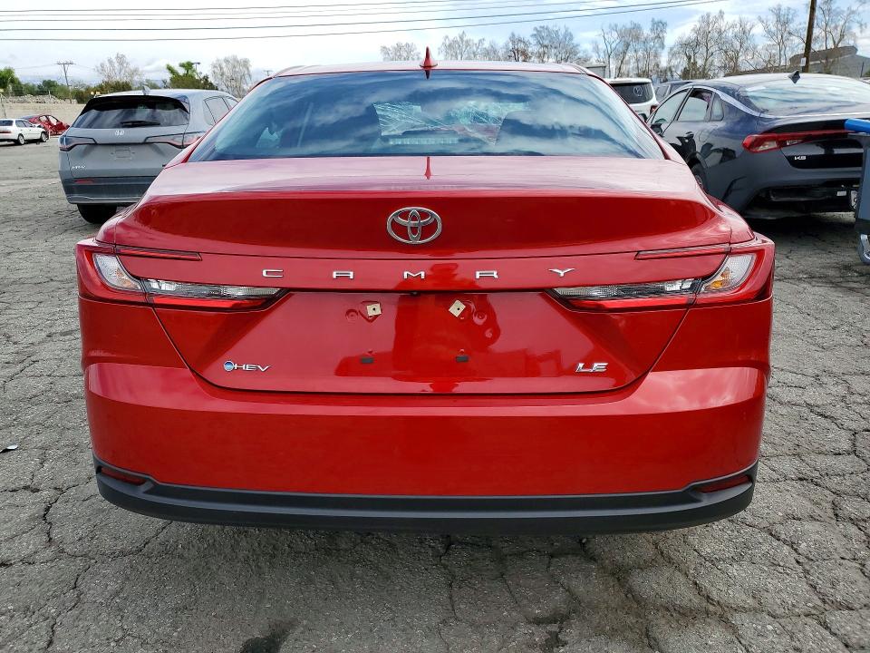 2025 Toyota Camry VIN 4T1DAACKXSU114869 COPART salvage auction — FRONT END, CA - DIS/DLR/EXP ONLY SALVAGE CERT, sold $7,200 on 2026-07-02 (photo 6)