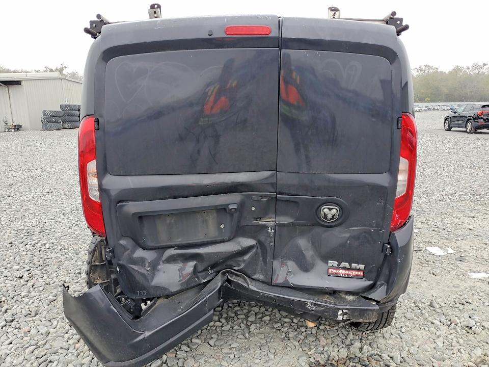 2022 Ram Promaster city VIN ZFBHRFAB3N6W62254 COPART salvage auction — REAR END, Salvage Title, sold $2,150 on 2026-07-22 (photo 6)