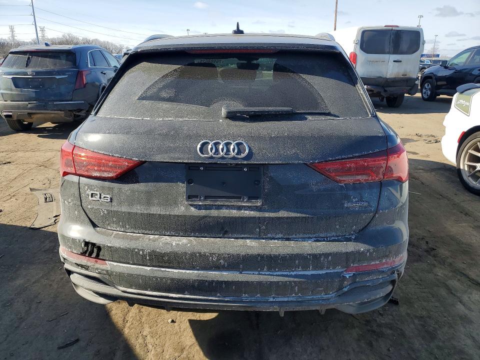 2025 Audi Q3 VIN WA1DECF37S1095931 COPART salvage auction — FRONT END, MI - CERT OF TITLE-SALVAGE VEHICLE, sold $5,100 on 2026-07-28 (photo 6)