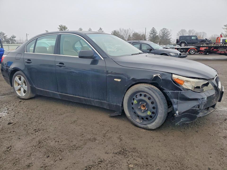 2006 BMW 5er VIN WBANF33586CS36736 COPART salvage auction — FRONT END, Pa - Certificate Of Salvage, sold $400 on 2026-07-17 (photo 4)