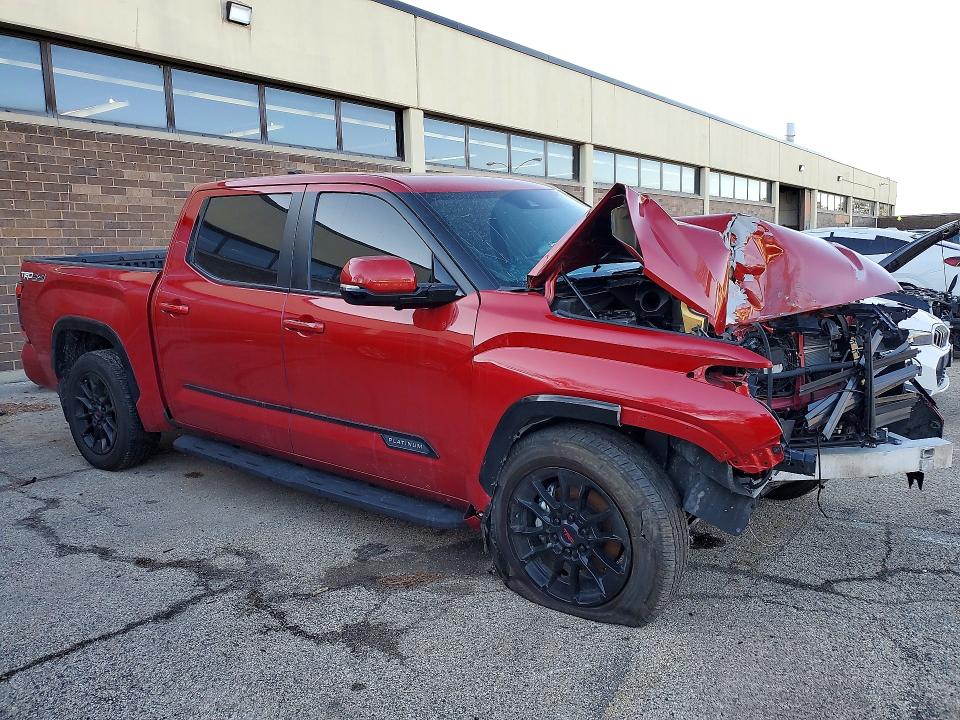 2024 Toyota Tundra VIN 5TFWC5DB6RX043644 COPART salvage auction — FRONT END, Il - Certificate Of Title, sold $12,500 on 2026-07-14 (photo 4)