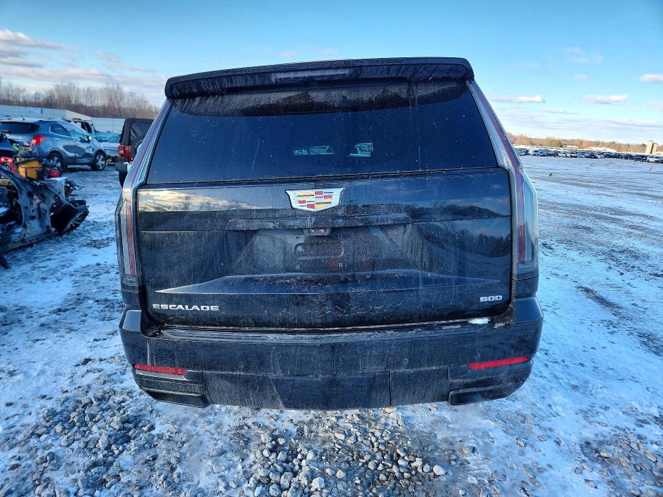 2025 Cadillac Escalade VIN 1GYS9RRL3SR189381 COPART salvage auction — FRONT END, MI - CERT OF TITLE-SALVAGE VEHICLE, sold $21,100 on 2026-07-30 (photo 6)