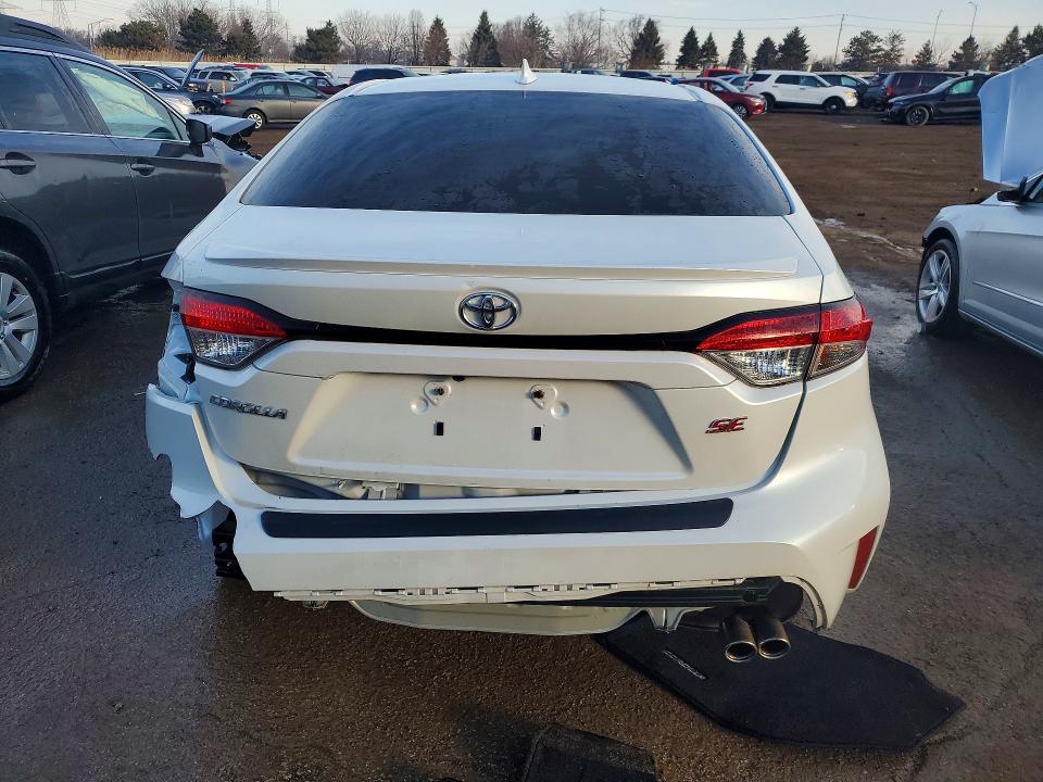 2022 Toyota Corolla VIN JTDS4MCE2NJ083587 COPART salvage auction — FRONT END, Il - Salvage Certificate, sold $3,400 on 2026-07-30 (photo 6)