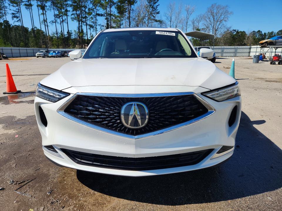 2024 Acura Mdx VIN 5J8YD9H34RL002535 COPART salvage auction — SIDE, Sc - Cert Of Title-Salvage, sold $10,000 on 2026-07-27 (photo 5)