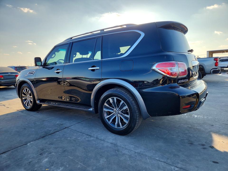 2017 Nissan Armada VIN JN8AY2NC7H9511504 COPART salvage auction — NORMAL WEAR, Tx - Certificate Of Title, sold $3,700 on 2026-07-09 (photo 2)