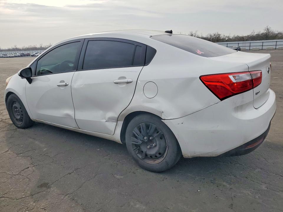 2013 Kia Rio VIN KNADM4A34D6124410 COPART salvage auction — SIDE, Ca - Salvage Certificate, sold $900 on 2026-07-09 (photo 2)