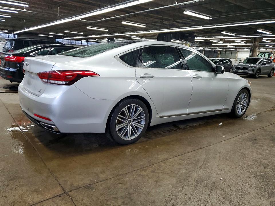 2018 Genesis G80 VIN KMHGN4JE4JU230387 COPART salvage auction — MECHANICAL, IL - CERTIFICATE OF TITLE, sold $4,800 on 2026-07-09 (photo 3)