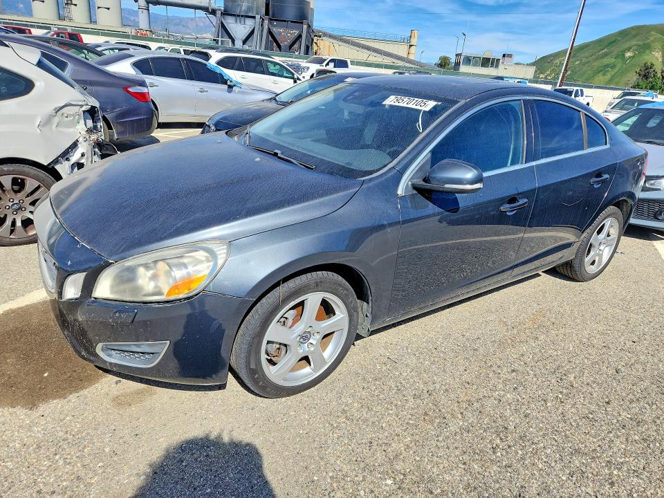 2013 Volvo S60 VIN YV1612FS1D1216915 COPART salvage auction — VANDALISM, CA - SALVAGE CERTIFICATE, sold $200 on 2026-07-31 (photo 1)