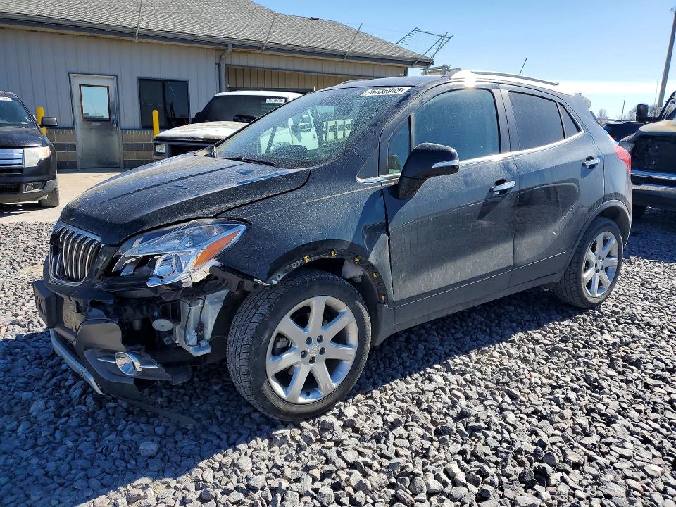 2015 Buick Encore VIN KL4CJCSB2FB259106 COPART salvage auction — FRONT END, Mo - Salvage Certificate Of Title, sold $650 on 2026-07-28 (photo 1)