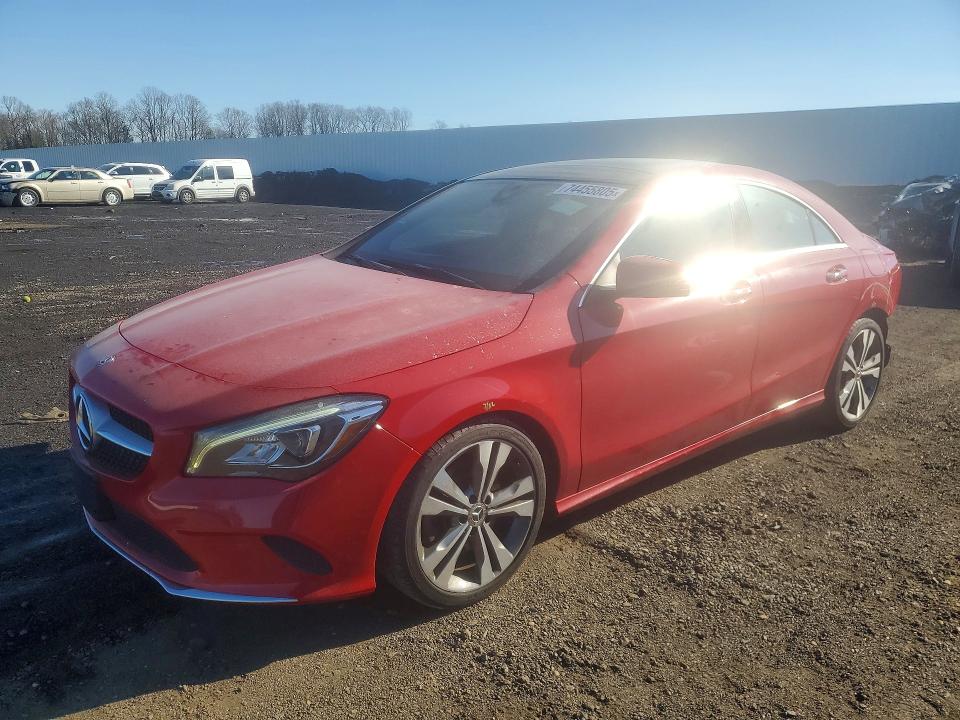 2019 Mercedes-benz Cla-klasse VIN WDDSJ4GB3KN724832 COPART salvage auction — REAR END, Md - Cert Of Salvage < 75% Damage, sold $525 on 2026-07-24 (photo 1)