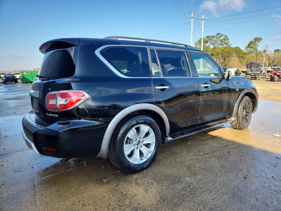 2017 Nissan Armada VIN JN8AY2NF9H9302470 COPART salvage auction — MINOR DENT/SCRATCHES, La - Certificate Of Title, sold $4,250 on 2026-07-20 (photo 3)