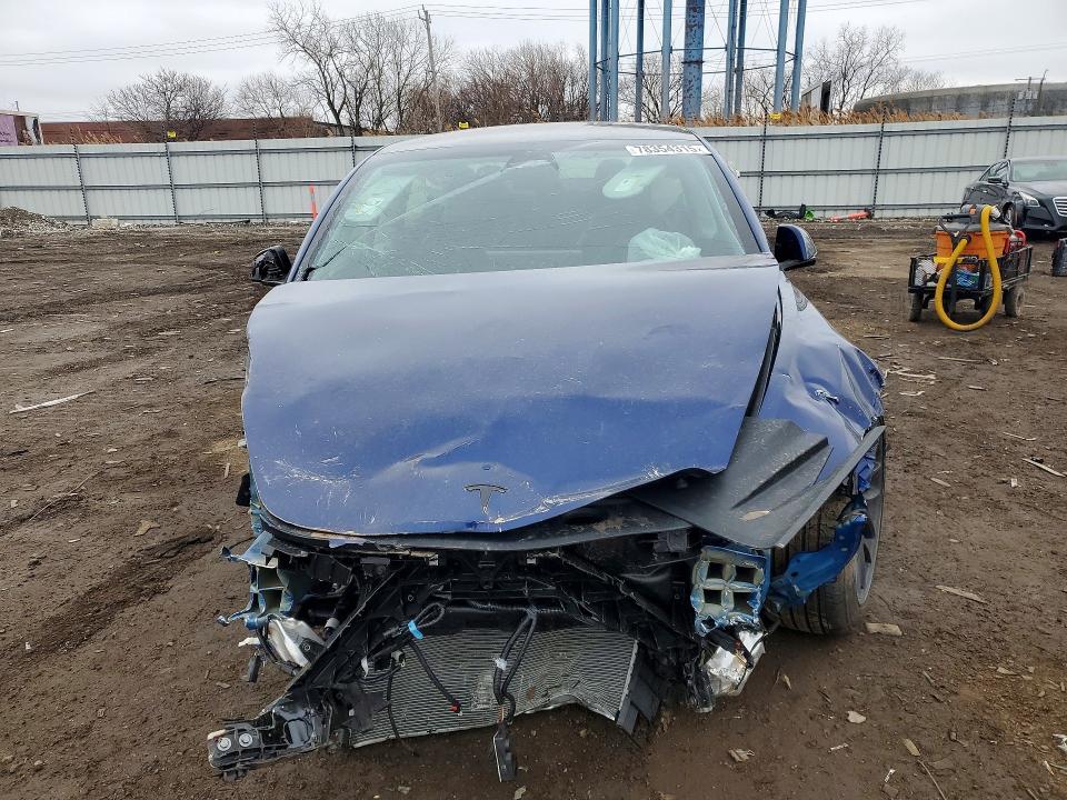 2026 Tesla Model 3 VIN 5YJ3E1EA8TF117241 COPART salvage auction — FRONT END, Il - Salvage Certificate, sold $2,800 on 2026-07-08 (photo 5)