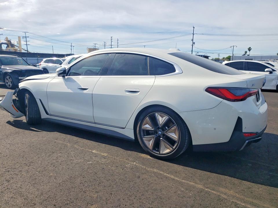 2025 BMW I4 VIN WBY23HD02SFU11715 COPART salvage auction — FRONT END, Salvage Title, sold $15,000 on 2026-07-27 (photo 2)