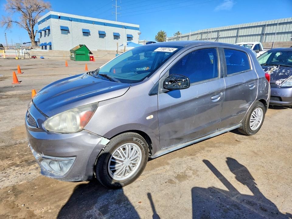2017 Mitsubishi Mirage VIN ML32A3HJ6HH016840 COPART salvage auction — FRONT END, Nm - Certificate Of Title, sold $1,900 on 2026-07-18 (photo 1)