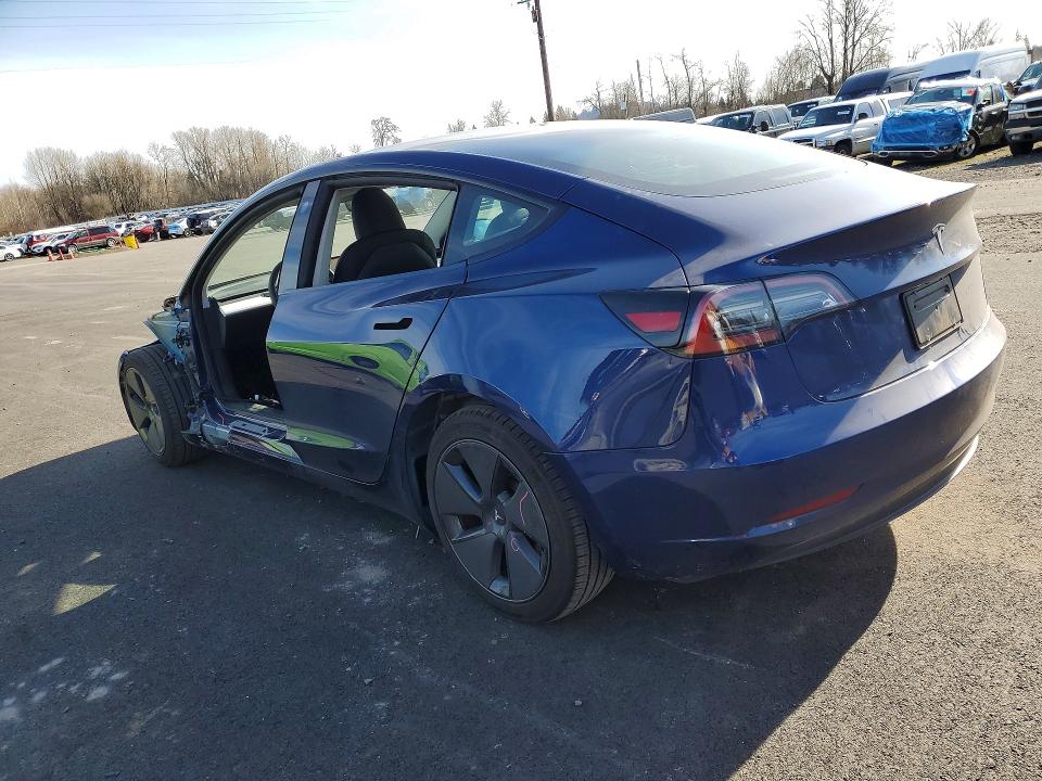 2023 Tesla Model 3 VIN 5YJ3E1EA5PF605553 COPART salvage auction — SIDE, Or - Lien Papers Salvage, sold $325 on 2026-07-22 (photo 2)