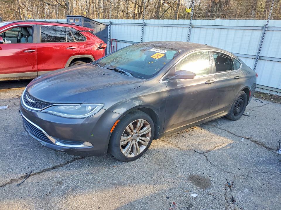 2015 Chrysler 200 VIN 1C3CCCAB0FN753453 COPART salvage auction — WATER/FLOOD, Ga - Cert Of Title-Flood Salvage, sold $375 on 2026-07-10 (photo 1)