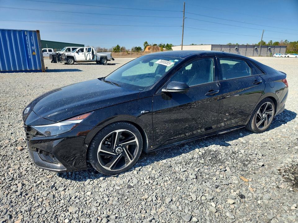 2023 Hyundai Elantra VIN KMHLR4AF4PU517037 COPART salvage auction — UNDERCARRIAGE, Wv - Salvage Certificate, sold $5,300 on 2026-07-07 (photo 1)