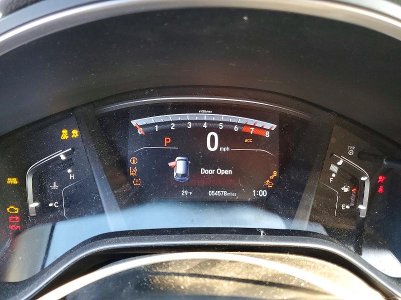 2018 Honda Cr-v VIN 7FARW2H85JE087204 COPART salvage auction — FRONT END, Va - Cert Of Title - Salvage, sold $3,050 on 2026-07-22 (photo 9)