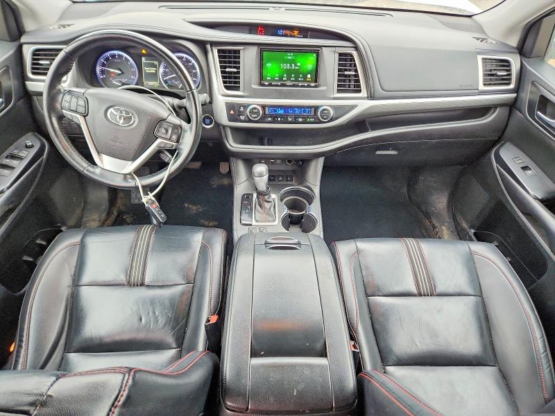 2019 Toyota Highlander VIN 5TDJZRFH4KS970185 COPART salvage auction — FRONT END, Mn - Cert Of Title-Salvage, sold $4,850 on 2026-07-20 (photo 8)