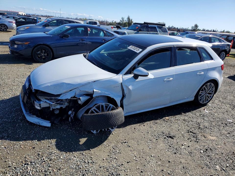 2018 Audi A3 VIN WAUTPBFF2JA093239 COPART salvage auction — FRONT END, Salvage Title, sold $2,100 on 2026-07-14 (photo 1)