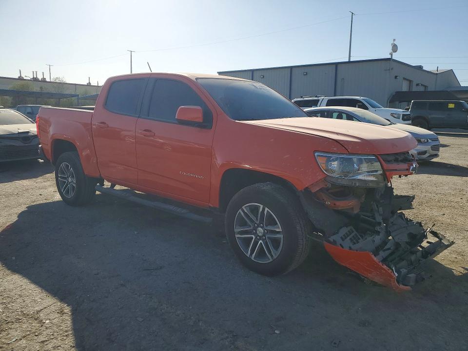 2021 Chevrolet Colorado VIN 1GCGSBEN9M1200612 COPART salvage auction — FRONT END, Nv - Salvage Title, sold $6,600 on 2026-07-02 (photo 4)