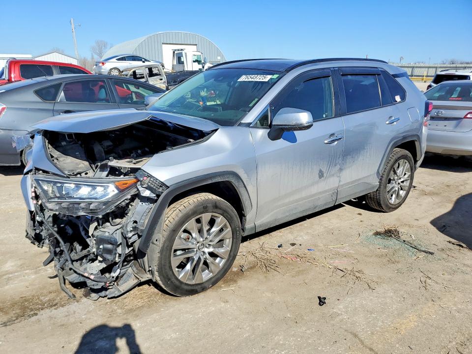 2019 Toyota Rav 4 VIN JTMN1RFV4KD501057 COPART salvage auction — FRONT END, Ks - Cert Of Title-Salvage, sold $8,700 on 2026-07-06 (photo 1)