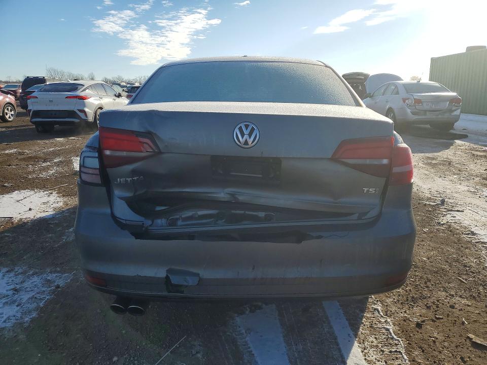 2017 Volkswagen Jetta VIN 3VW2B7AJ5HM413069 COPART salvage auction — REAR END, Il - Salvage Certificate, sold $1,800 on 2026-07-09 (photo 6)