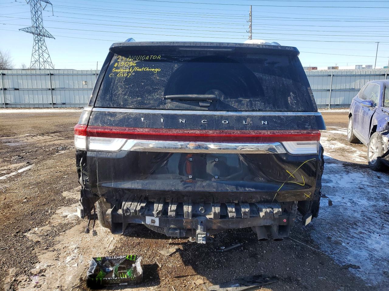 2024 Lincoln Navigator VIN 5LMJJ3NG6REL12471 COPART salvage auction — Front End, IL - SALVAGE CERTIFICATE, sold $15,100 on 2026-07-02 (photo 6)