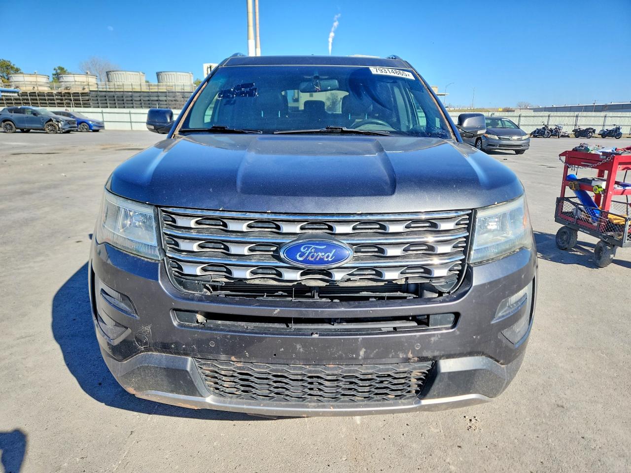 2016 Ford Explorer VIN 1FM5K8F84GGA26738 COPART salvage auction — Side, OK - CERTIFICATE OF TITLE, sold $2,900 on 2026-07-01 (photo 5)