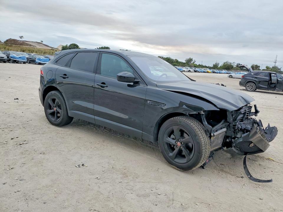 2020 Jaguar F-pace VIN SADCJ2FX9LA618303 COPART salvage auction — FRONT END, Salvage Title, sold $1,400 on 2026-07-28 (photo 4)