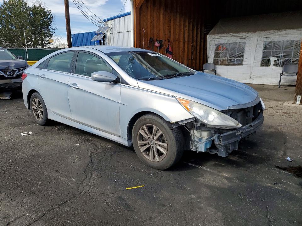 2014 Hyundai Sonata VIN 5NPEB4ACXEH922768 COPART salvage auction — FRONT END, Wv - Salvage Certificate, sold $425 on 2026-07-14 (photo 4)