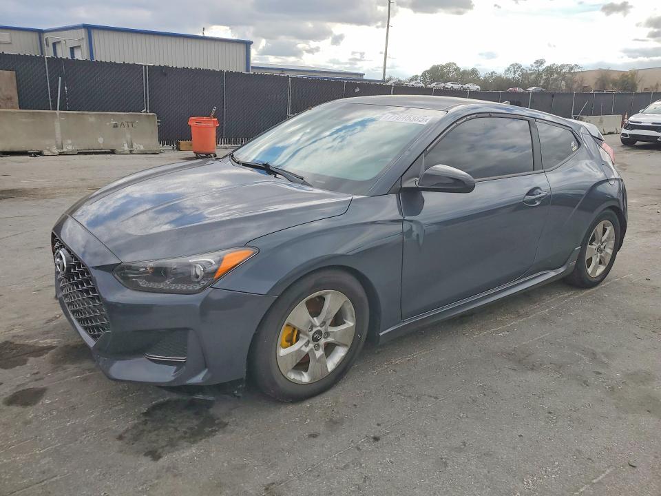 2019 Hyundai Veloster VIN KMHTH6AB7KU007141 COPART salvage auction — REAR END, Salvage Title, sold $1,500 on 2026-07-15 (photo 1)