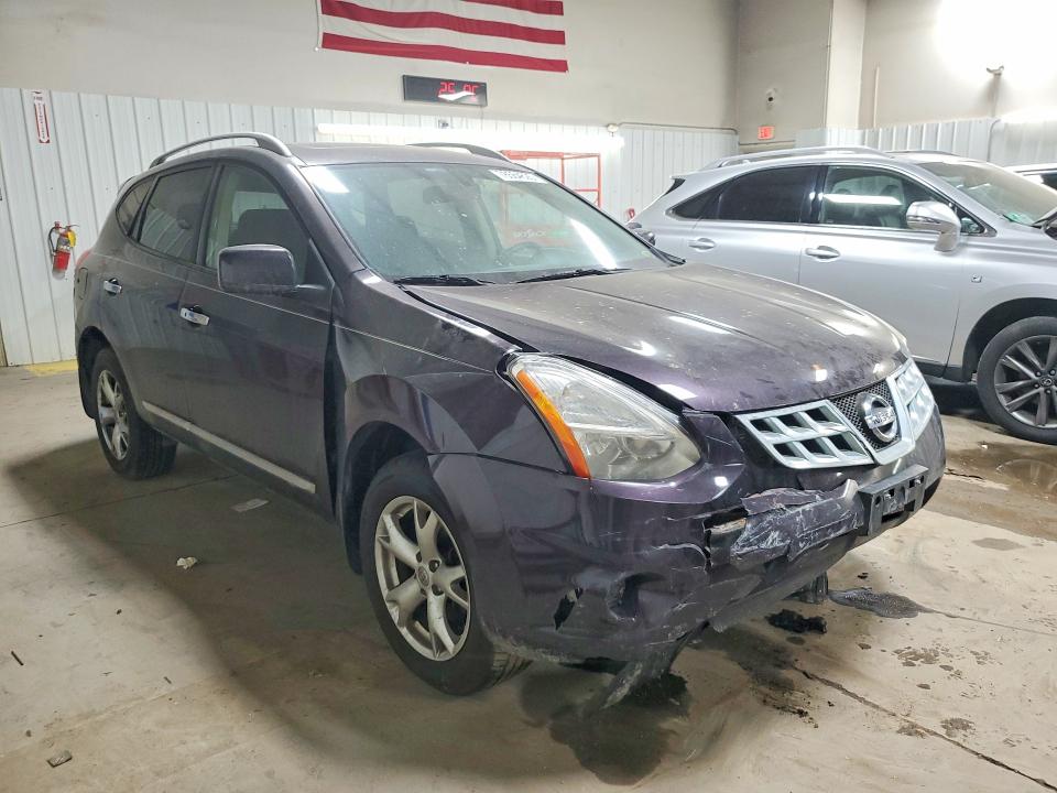 2011 Nissan Rogue VIN JN8AS5MVXBW253476 COPART salvage auction — FRONT END, Il - Salvage Certificate, sold $325 on 2026-07-14 (photo 4)