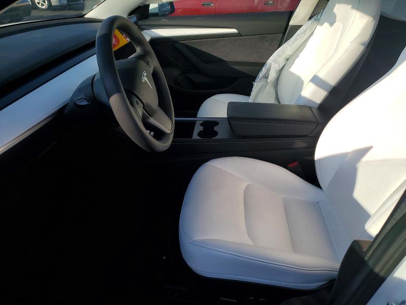 2022 Tesla Model 3 VIN 5YJ3E1EA8NF154972 COPART salvage auction — REAR END, Ca - Salvage Certificate, sold $6,500 on 2026-07-08 (photo 7)