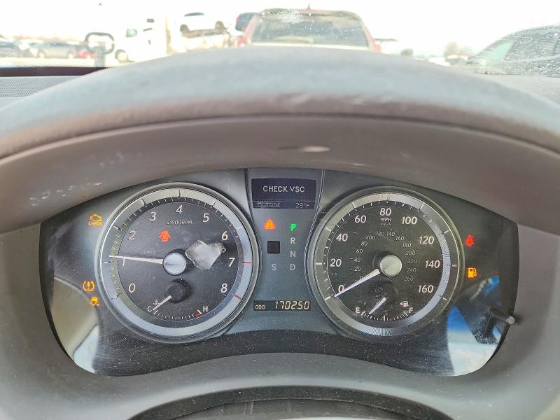 2007 Lexus Es 350 VIN JTHBJ46GX72085329 COPART salvage auction — FRONT END, ON - PERMIT NO BRAND - UNFIT, sold $1,800 on 2026-07-16 (photo 9)