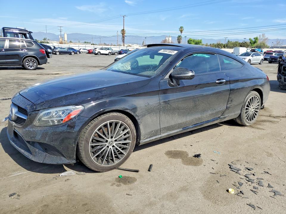 2020 Mercedes-benz C-klasse VIN WDDWJ8DB9LF933131 COPART salvage auction — FRONT END, CA - SALVAGE CERTIFICATE, sold $6,200 on 2026-07-02 (photo 1)