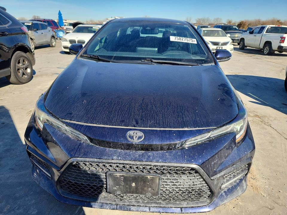 2021 Toyota Corolla VIN 5YFS4MCE3MP086833 COPART salvage auction — UNDERCARRIAGE, Tx - Salvage Vehicle Title, sold $325 on 2026-07-20 (photo 5)
