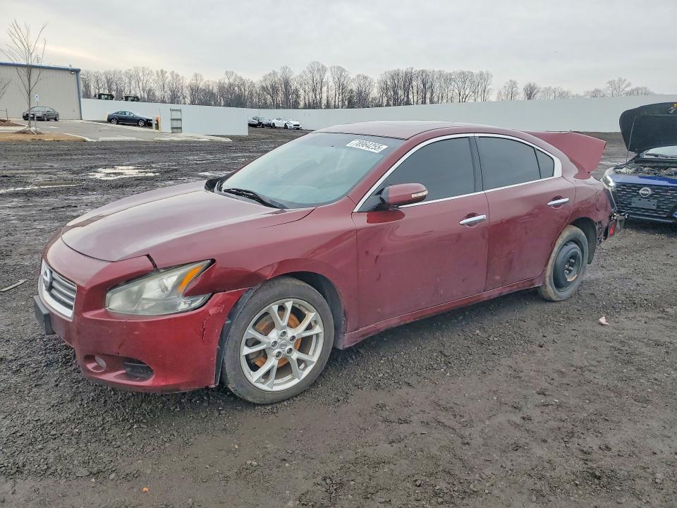 2013 Nissan Maxima VIN 1N4AA5AP3DC844974 COPART salvage auction — REAR END, Md - Cert Of Salvage > 75% Damage, sold $200 on 2026-07-10 (photo 1)