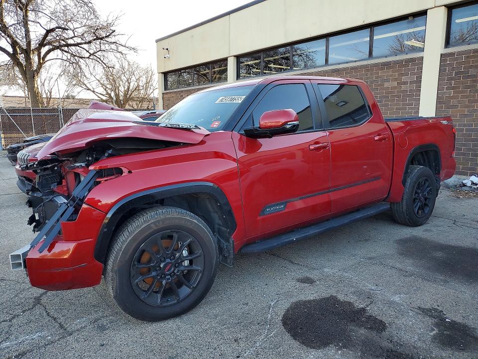 2024 Toyota Tundra VIN 5TFWC5DB6RX043644 COPART salvage auction — FRONT END, Il - Certificate Of Title, sold $12,500 on 2026-07-14 (photo 1)