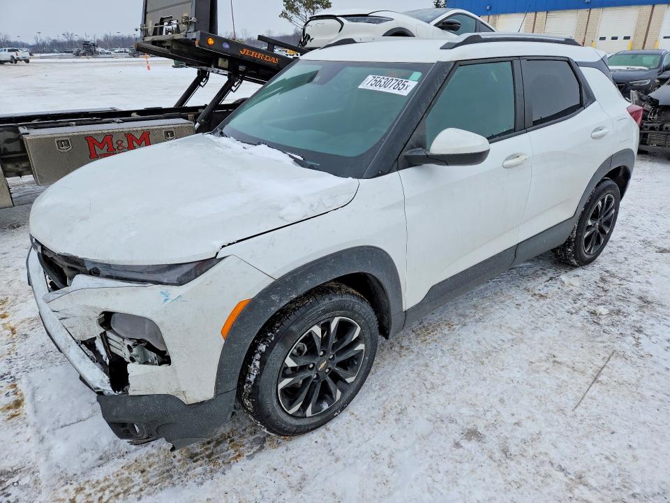 2021 Chevrolet Trailblazer VIN KL79MPS26MB173497 COPART salvage auction — FRONT END, Mi - Cert Of Title-Salvage Vehicle, sold $2,550 on 2026-07-21 (photo 1)