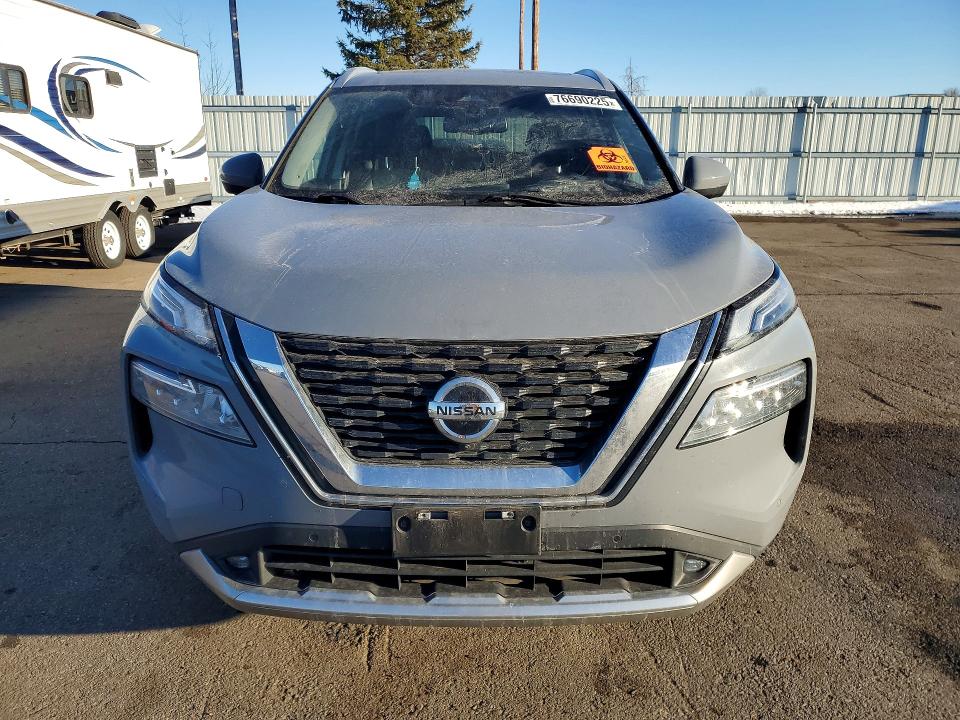 2021 Nissan Rogue VIN JN8AT3DD6MW309649 COPART salvage auction — REAR END, Mn - Cert Of Title-Salvage, sold $9,700 on 2026-07-16 (photo 5)