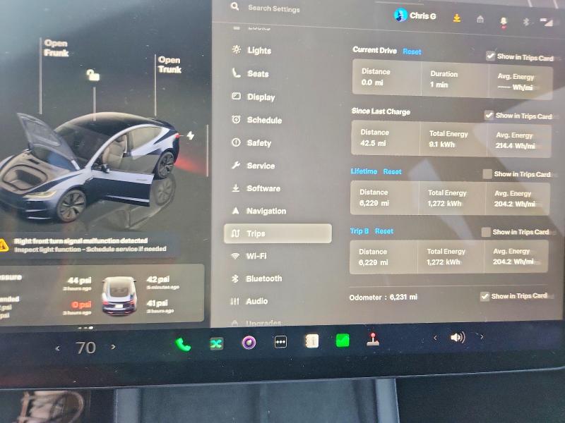 2024 Tesla Model 3 VIN 5YJ3E1EA7RF849613 COPART salvage auction — Front End, SC - CERTIFICATE OF TITLE, sold $15,800 on 2026-05-11 (photo 9)