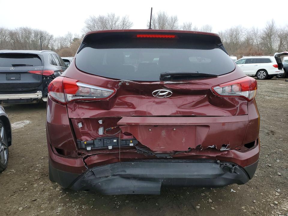 2016 Hyundai Tucson VIN KM8J23A41GU032679 COPART salvage auction — REAR END, Ma - Cert Of Title-Salvage, sold $2,300 on 2026-07-02 (photo 6)