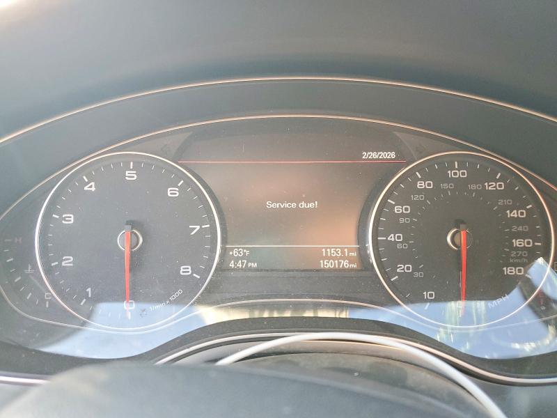 2012 Audi A6 VIN WAUGGAFC8CN137418 COPART salvage auction — FRONT END, Oh - Cert Of Title-Salvage, sold $425 on 2026-07-10 (photo 9)