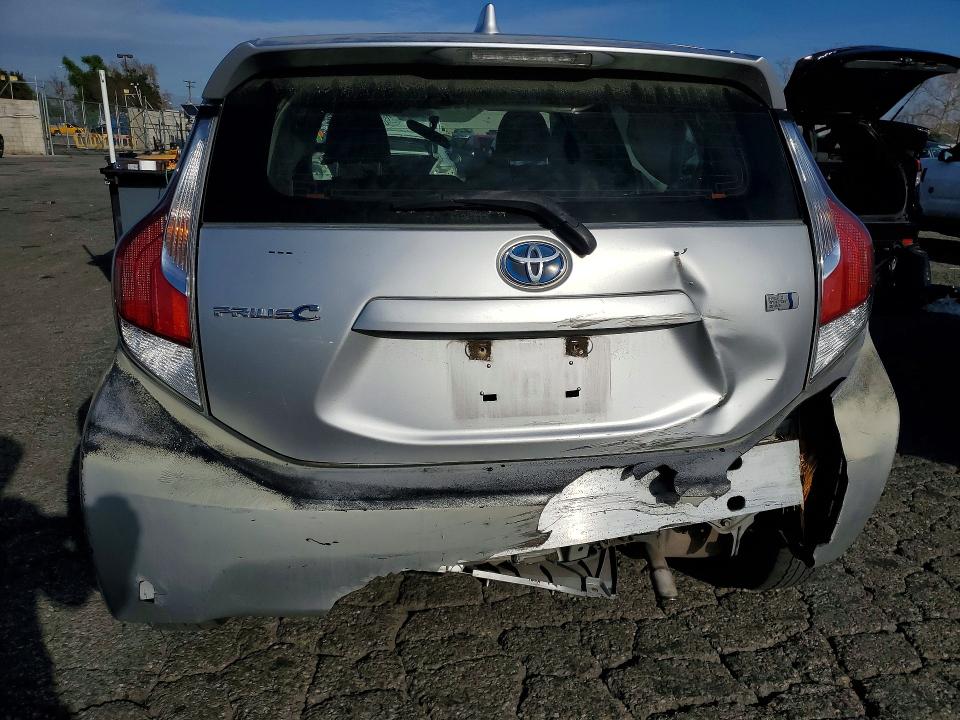 2015 Toyota Prius VIN JTDKDTB33F1575699 COPART salvage auction — FRONT END, Ca - Salvage Certificate, sold $300 on 2026-07-16 (photo 6)