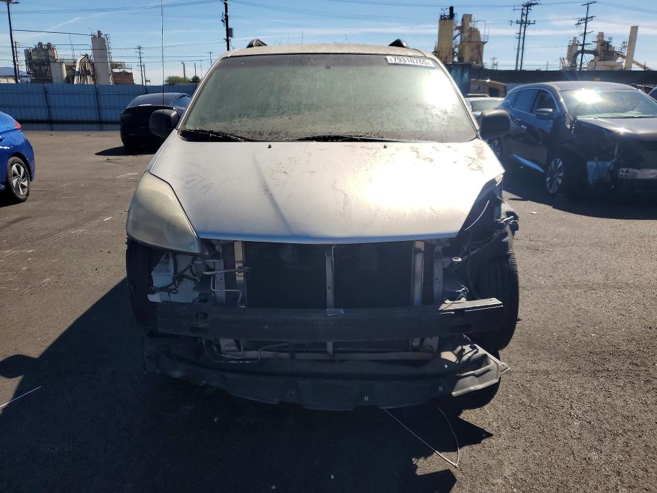 2005 Toyota Sienna VIN 5TDZA23C15S325122 COPART salvage auction — FRONT END, CA - SALVAGE CERTIFICATE, sold $750 on 2026-07-08 (photo 5)